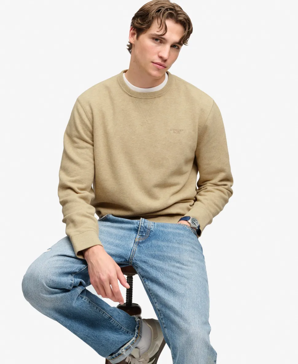 Essential Stacked Logo Crew Sweatshirt