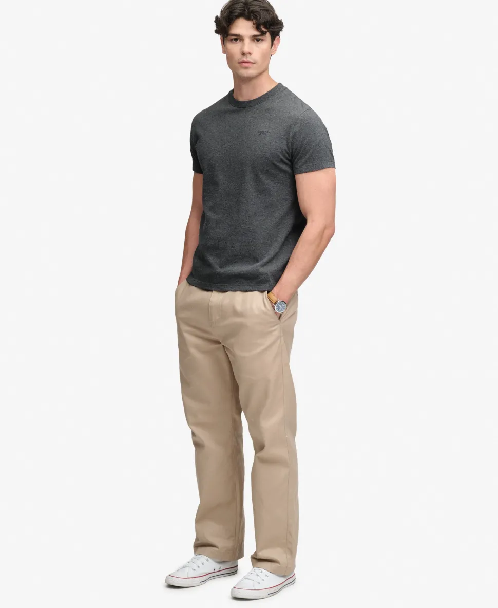 Essential Stacked Logo Embroidered T-shirt