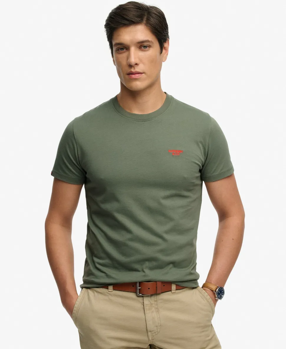 Essential Stacked Logo Embroidered T-shirt