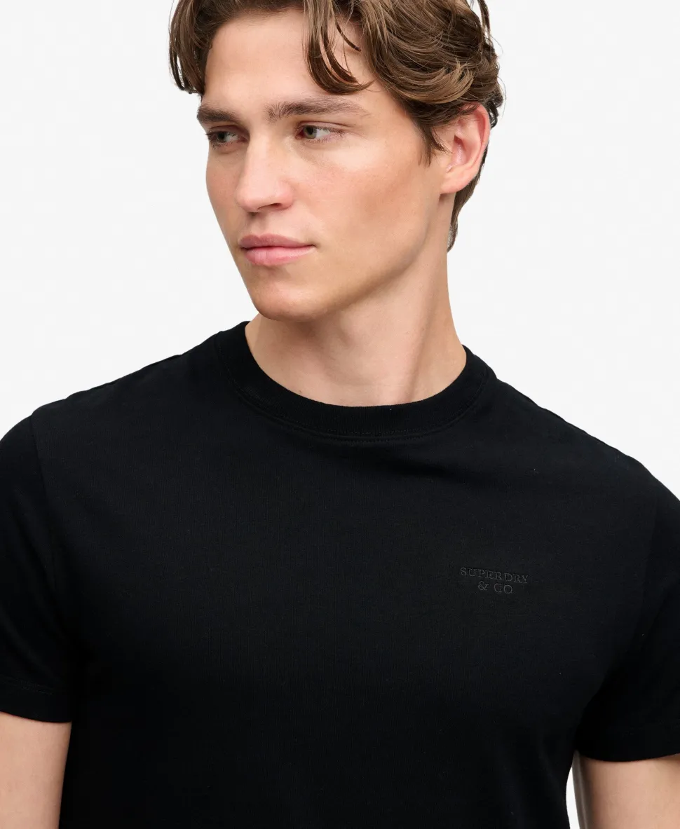 Essential Stacked Logo Embroidered T-shirt