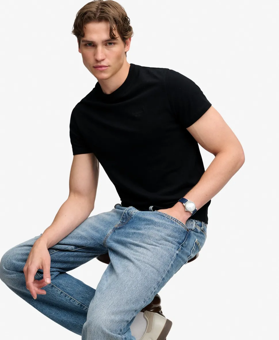Essential Stacked Logo Embroidered T-shirt