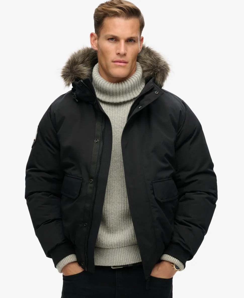 Everest Faux Fur Bomber Jacket