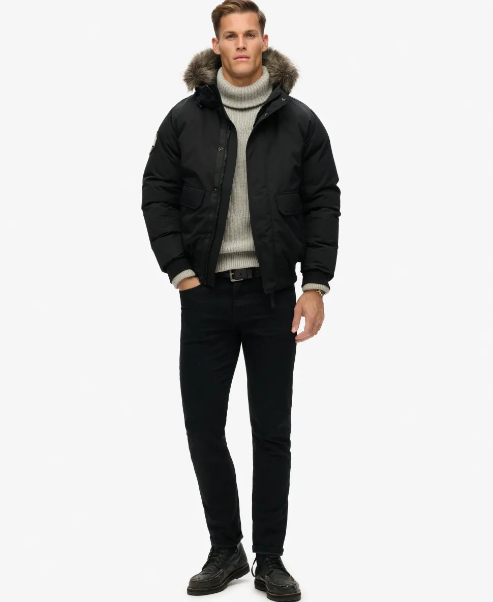 Everest Faux Fur Bomber Jacket