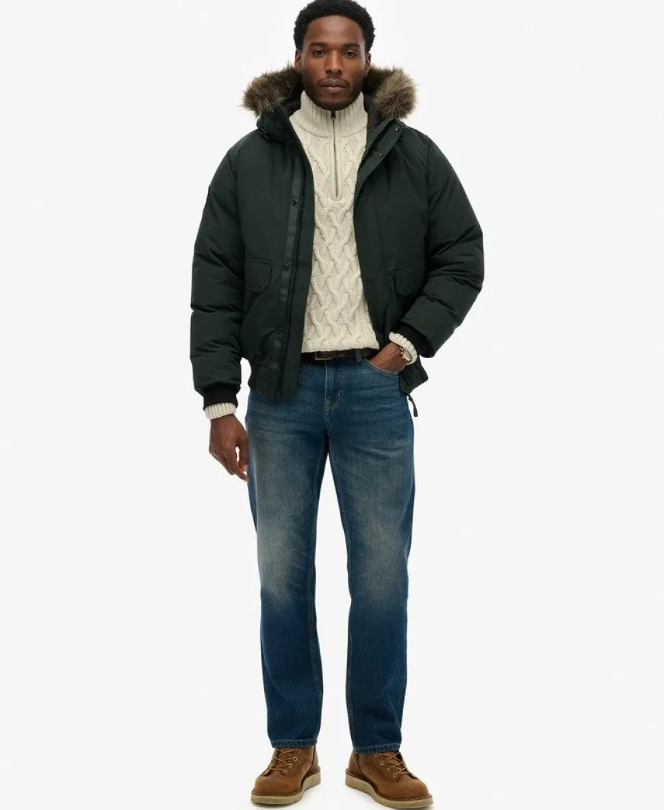 Everest Faux Fur Bomber Jacket