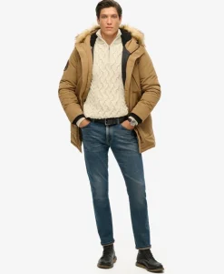 Everest Faux Fur Hooded Parka Coat