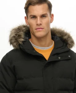 Everest Hooded Puffer Bomber Jacket