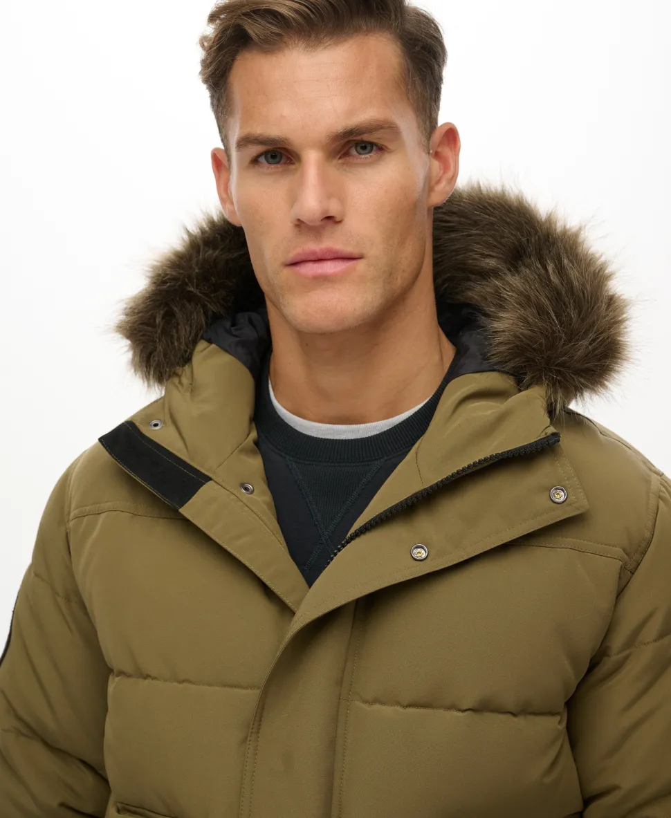 Everest Hooded Puffer Bomber Jacket