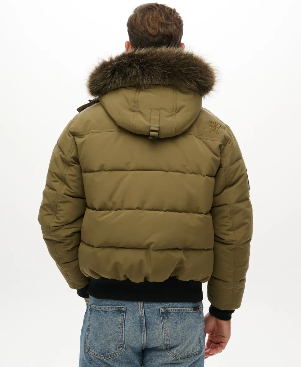 Everest Hooded Puffer Bomber Jacket