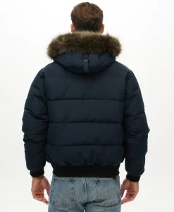 Everest Hooded Puffer Bomber Jacket