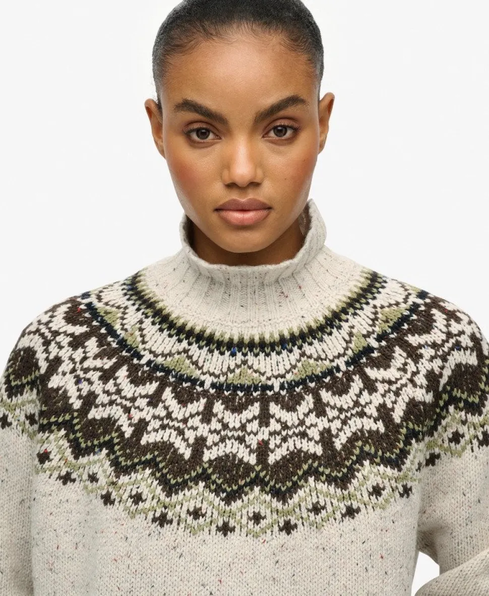 Fairisle High Neck Jumper