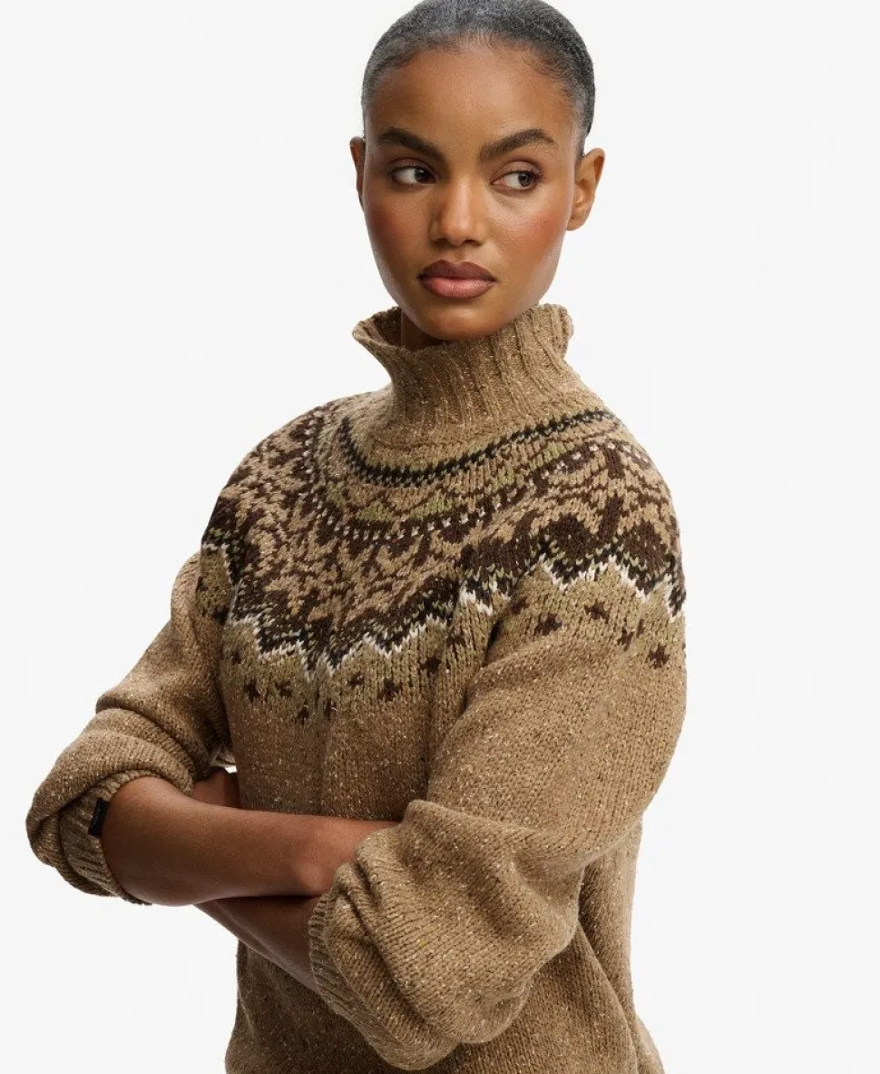 Fairisle High Neck Jumper