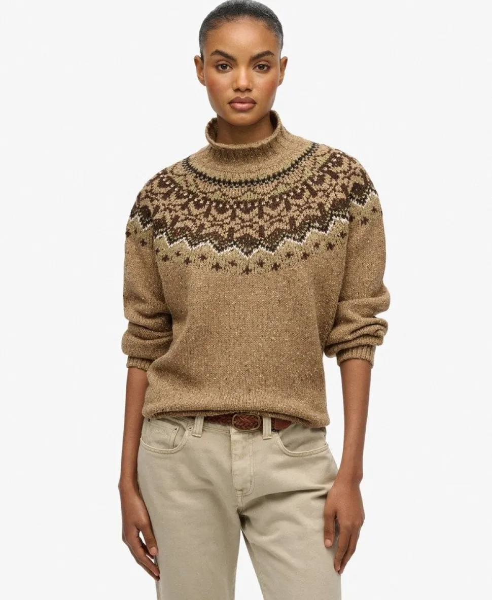 Fairisle High Neck Jumper