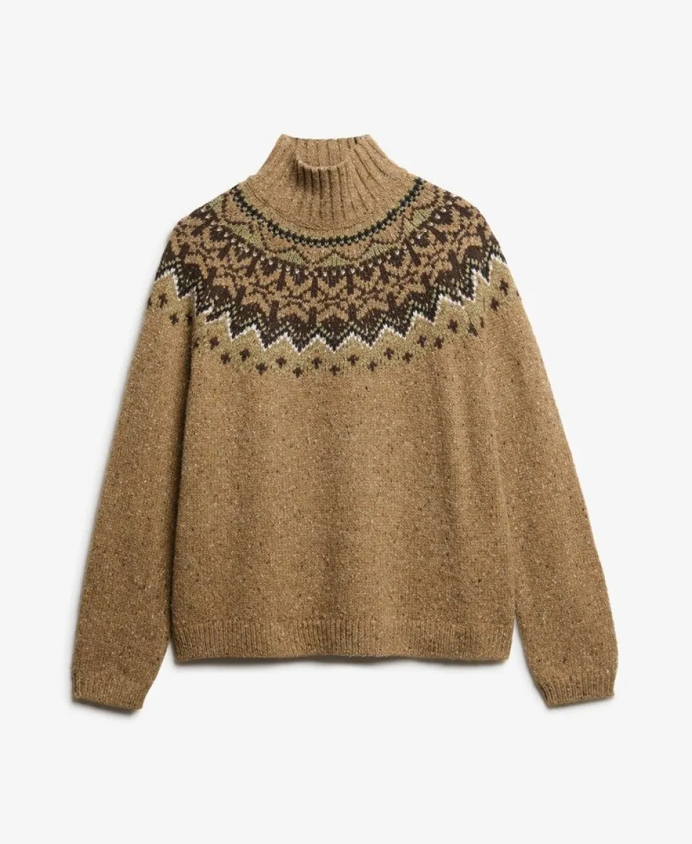 Fairisle High Neck Jumper