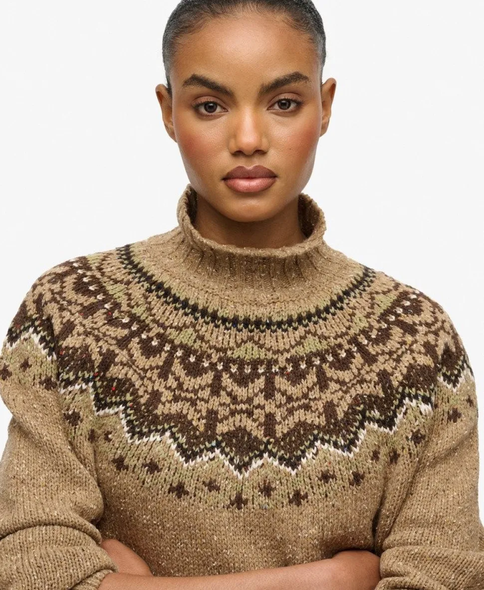 Fairisle High Neck Jumper