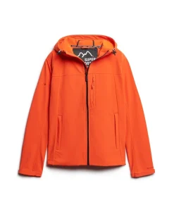 Fleece Lined Softshell Hooded Jacket