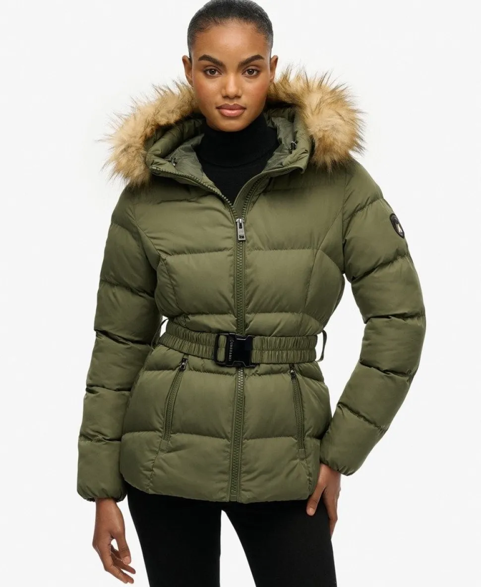 Fuji Belted Puffer Jacket