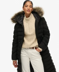 Fuji Faux Fur Hooded Longline