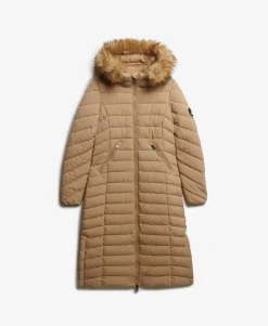 Fuji Faux Fur Hooded Longline