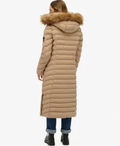 Fuji Faux Fur Hooded Longline