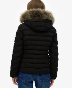 Fuji Faux Fur Hood Padded Jacket