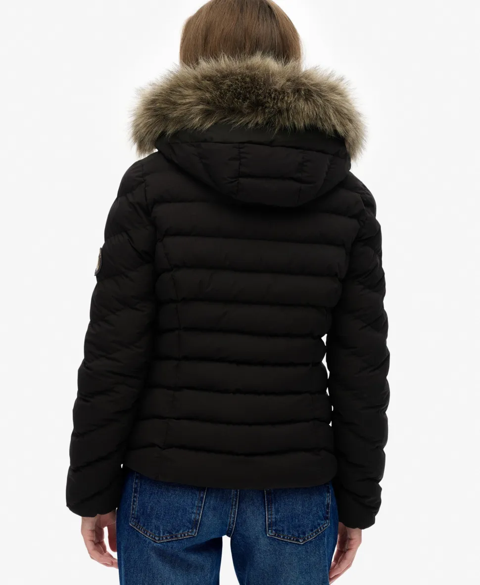 Fuji Faux Fur Hood Padded Jacket