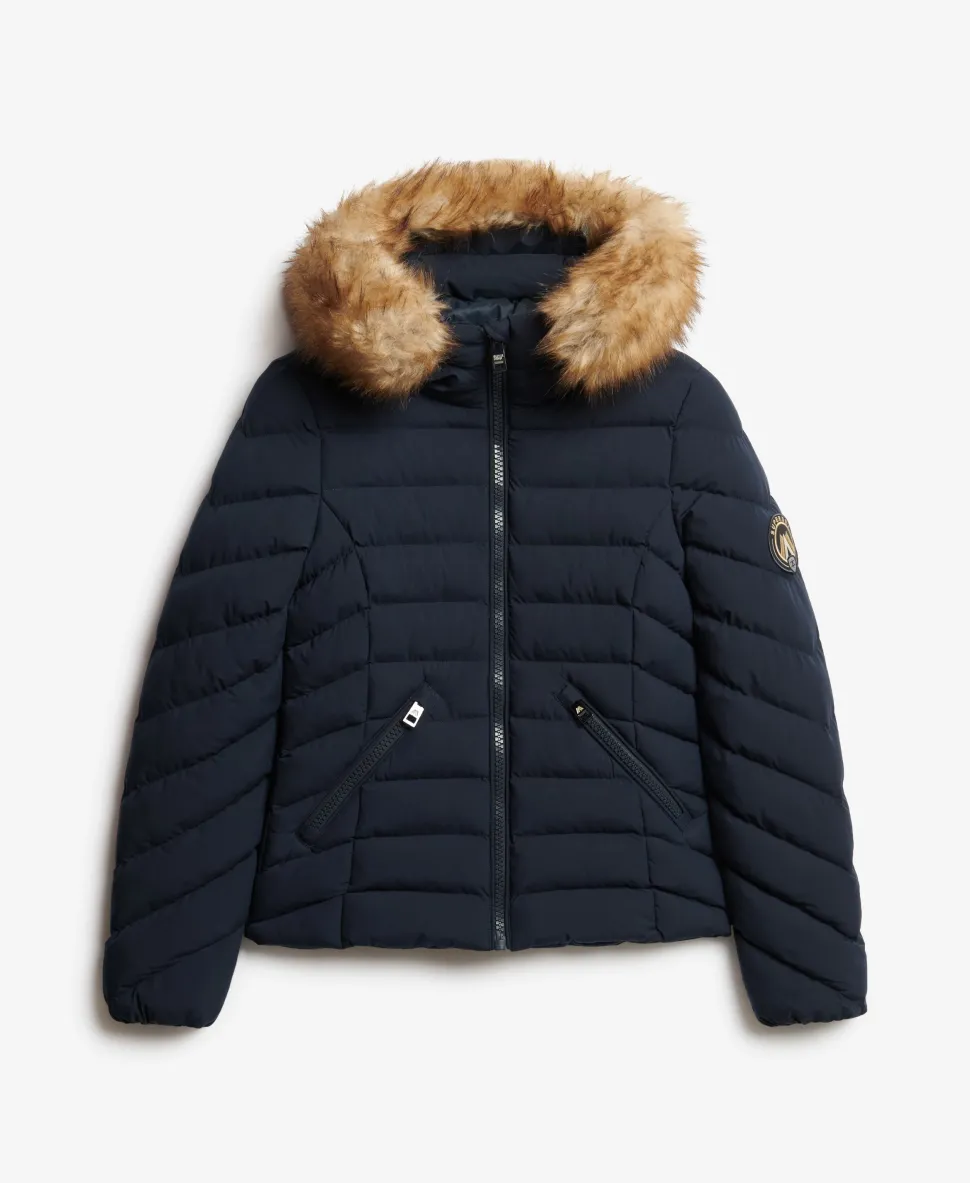 Fuji Faux Fur Hood Padded Jacket