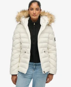 Fuji Faux Fur Hood Padded Jacket