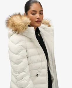 Fuji Faux Fur Hood Padded Jacket