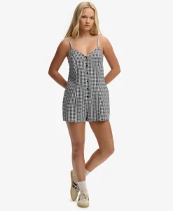 Gingham Cami Playsuit