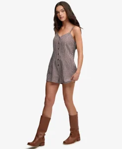 Gingham Cami Playsuit