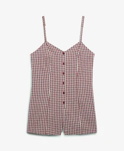 Gingham Cami Playsuit