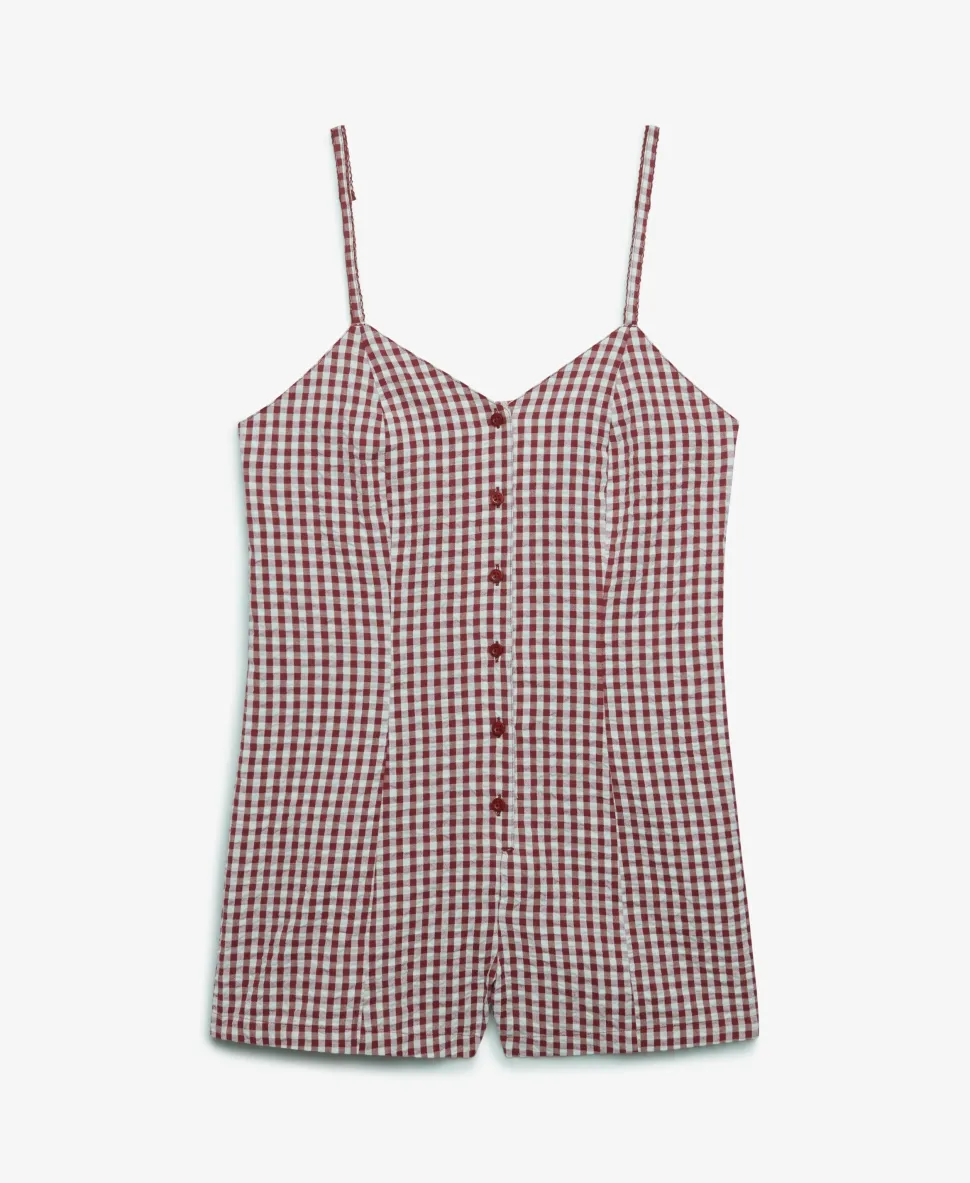 Gingham Cami Playsuit