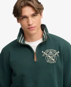 Gothic Varsity Half Zip Sweatshirt