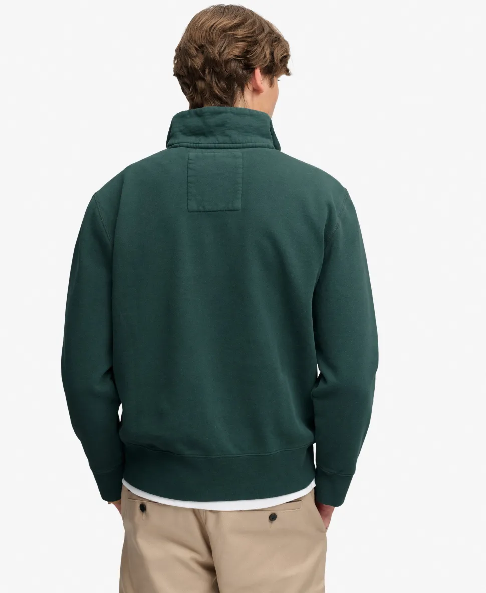 Gothic Varsity Half Zip Sweatshirt
