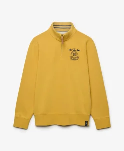 Gothic Varsity Half Zip Sweatshirt