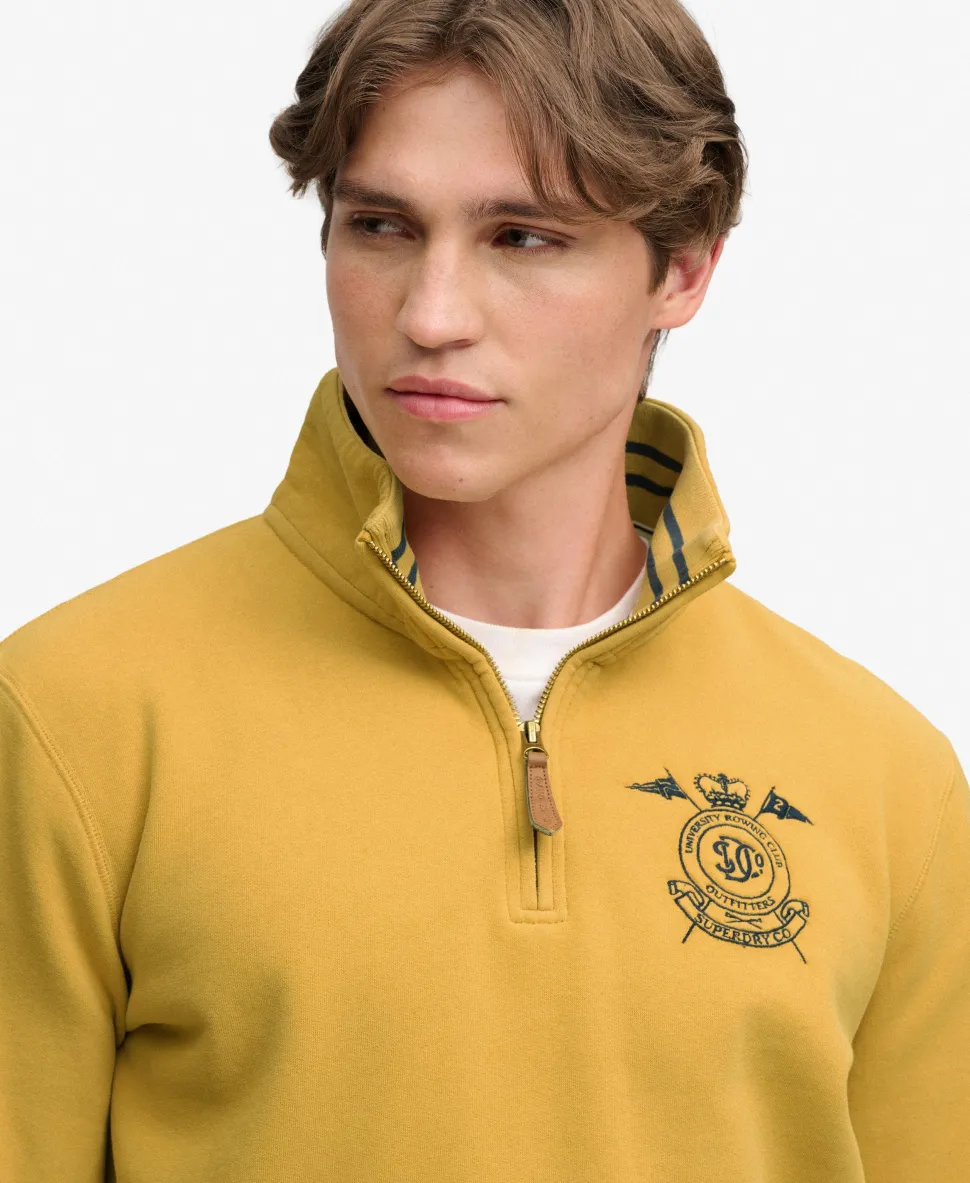 Gothic Varsity Half Zip Sweatshirt