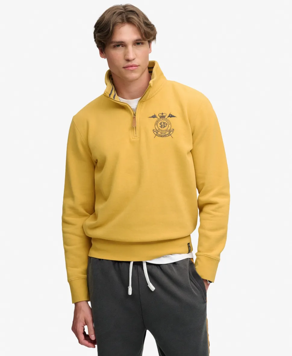 Gothic Varsity Half Zip Sweatshirt