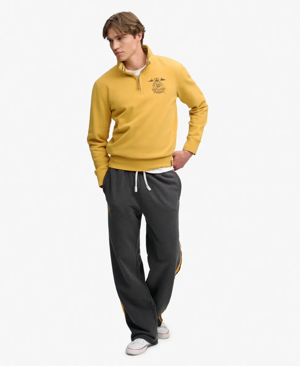 Gothic Varsity Half Zip Sweatshirt
