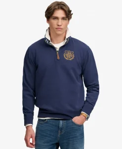 Gothic Varsity Half Zip Sweatshirt