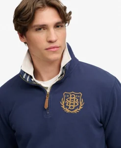 Gothic Varsity Half Zip Sweatshirt