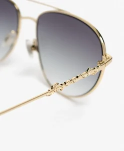 Gradient Lens Aviator Sunglasses