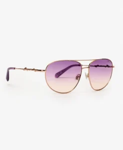 Gradient Lens Aviator Sunglasses