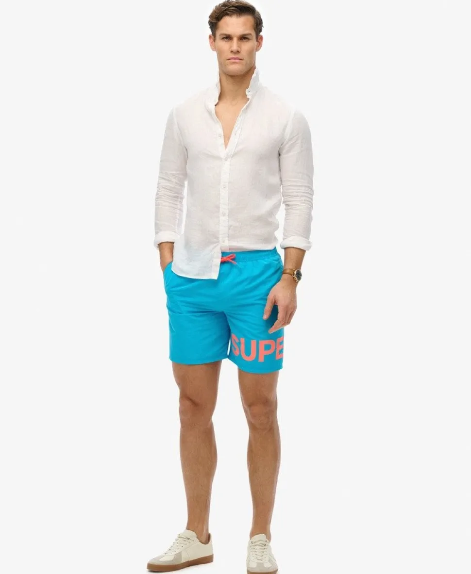 Graphic 17-Inch Swim Shorts