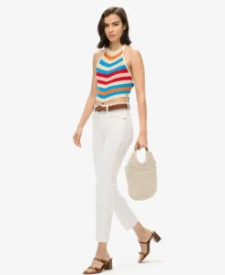 Hanky Hem Halter Crochet Top