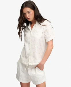 Heritage Broderie Short Sleeve Shirt