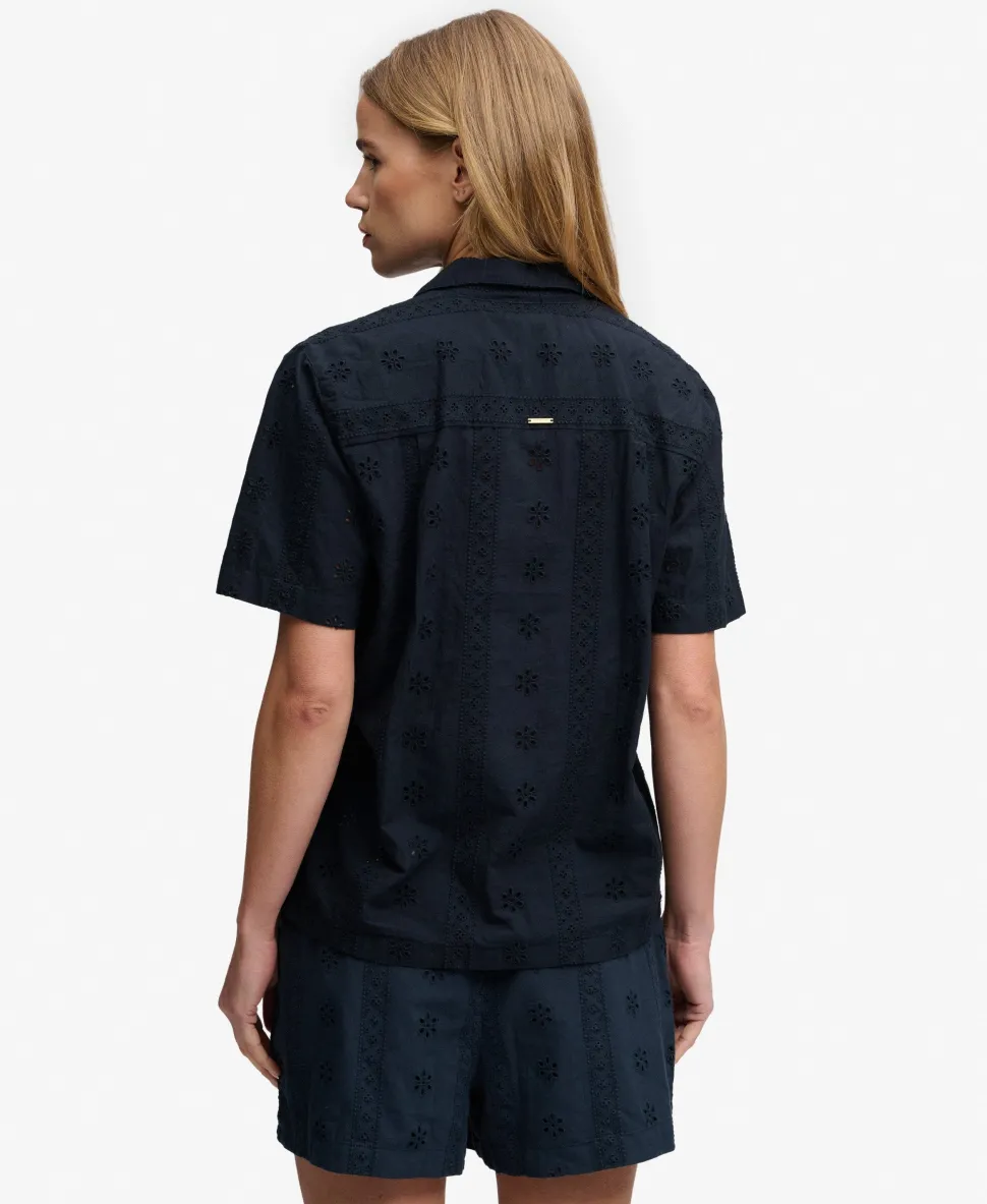 Heritage Broderie Short Sleeve Shirt