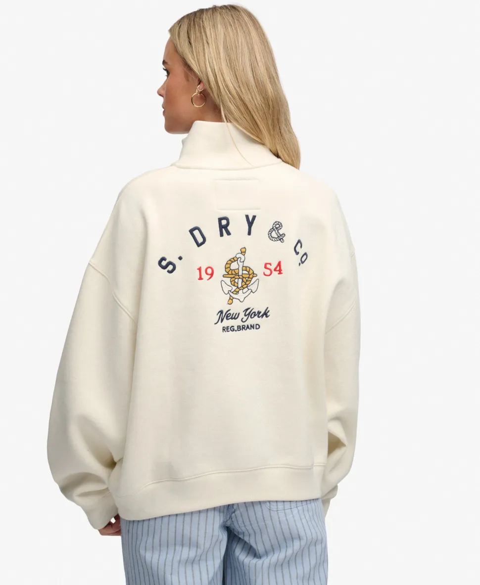Heritage Nautical Half Zip Sweatshirt