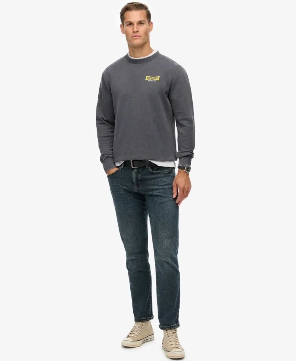 Heritage Tab Loose Crew Sweatshirt