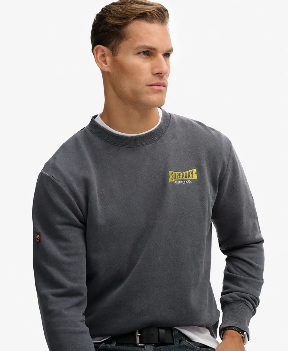 Heritage Tab Loose Crew Sweatshirt