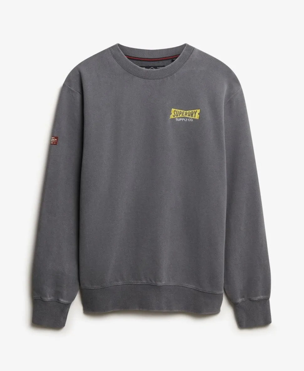 Heritage Tab Loose Crew Sweatshirt